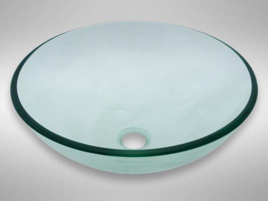 Glass Vanity - Clear<br>16 1/2" x 5 3/4"